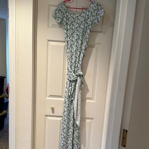 Rachel Pally Leafy Green Maxi Dress NWT size M
